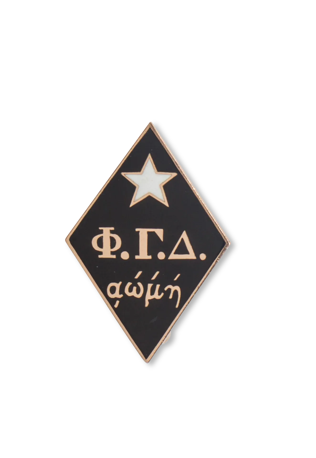 The Phi Gamma Delta member badge