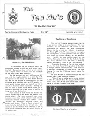 Tau News Fall 1986