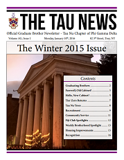 Tau News Winter 2015